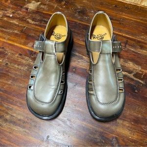 Dr Martens 8251 Vintage gold made in england mary janes